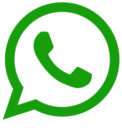 whatsapp color line logo in green color transparent png